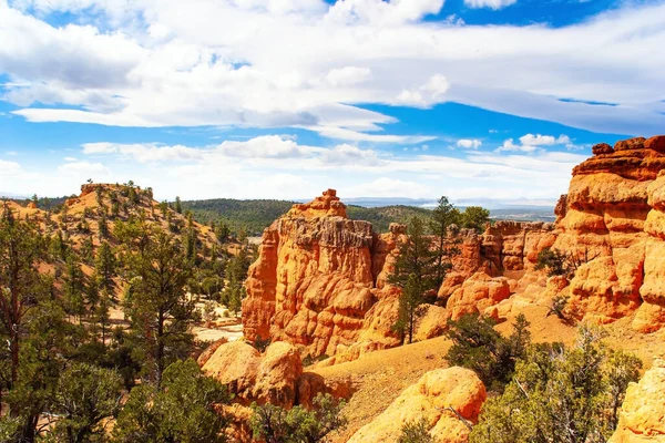 Red Brown Canyons Outliers Composed Soft Sedimentary Rocks Red Canyon — Zdjęcie stockowe