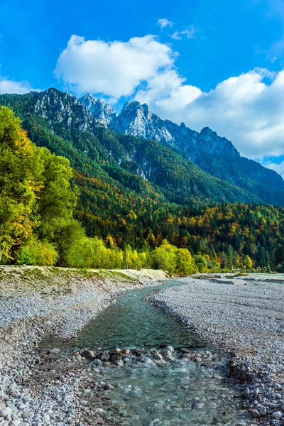 Voyage Dans Les Alpes Juliennes Orientales Slovénie Fabuleuse Célèbre Parc — Photo