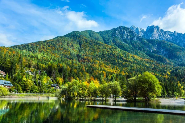 Reis Naar Het Fantastische Slovenië Jasna Meer Oostelijke Juliaanse Alpen — Stockfoto