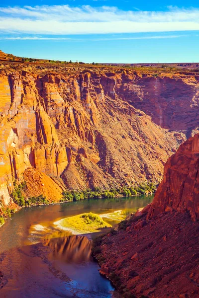 Meilleur Voyage Vie Fleuve Colorado Est Fleuve Américain Rapide Barrage — Photo