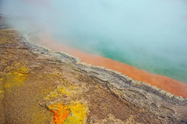 Wai Tapu Thermal Wonderland Champagner Das Einzigartige Geothermische Gebiet Von — Stockfoto