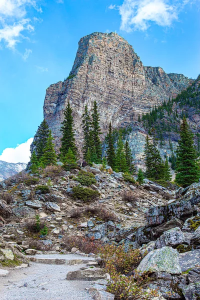 Podróż Północnej Kanady Malownicze Canadian Rockies Banff Park Okolice Górskiego — Zdjęcie stockowe