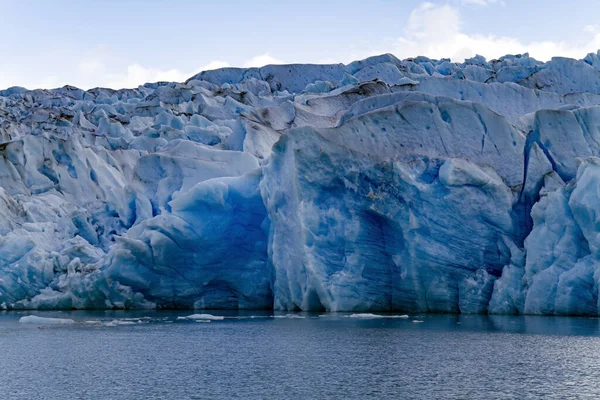 Grausames Eis Gray Glacier Ist Ein Blauer Gletscher Patagonien Chile — Stockfoto