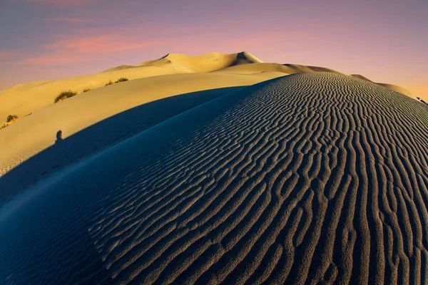 Mesquite Flat Sand Dunes Parte Della Death Valley California Stati — Foto Stock