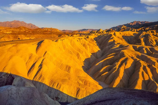 Zabriskie Point Part Amargosa Range Death Valley California Usa Picturesque — Stock Photo, Image