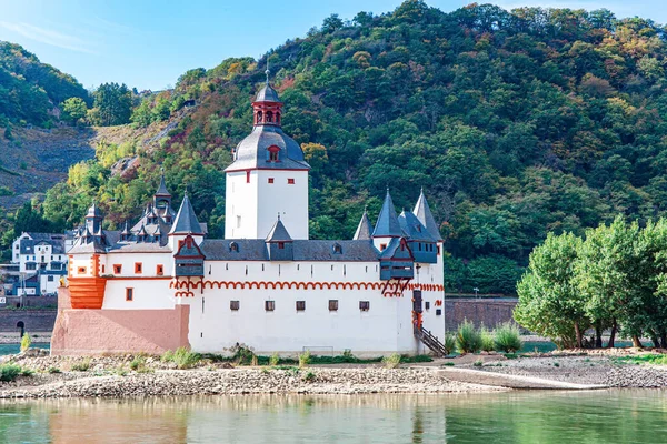 Die Festung Pfalzgrafenstein Ist Eine Burg Auf Der Insel Falkenau — Stockfoto