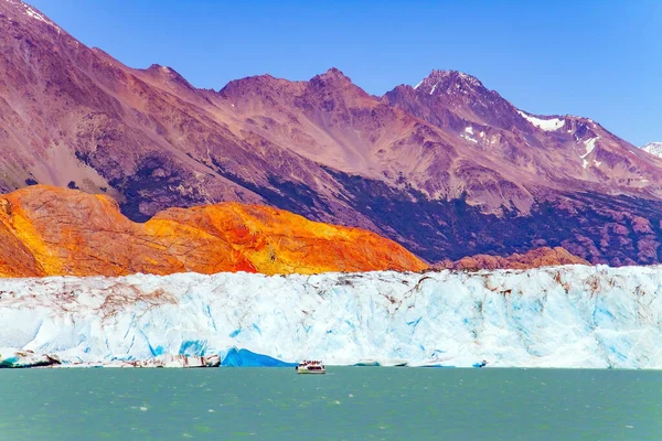 Hihetetlen Utazás Dél Amerikába Argentin Patagónia Gleccser Viedma Hatalmas Festői — Stock Fotó