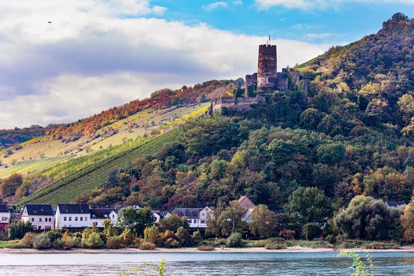 Mittelalterliche Ritterburgen Und Ruinen Das Herrliche Und Landschaftlich Reizvolle Schloss — Stockfoto