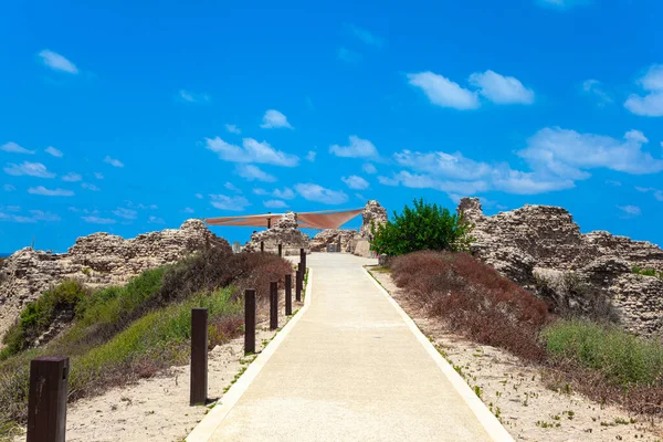 Apollonia Park Israel Costa Mediterrânica Ruínas Pitorescas Cidadela Medieval Arsuf — Fotografia de Stock