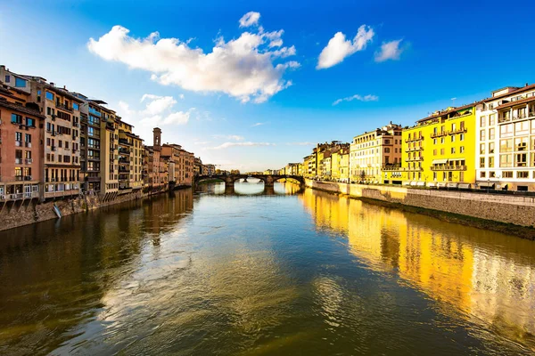 Palazzo Granite Embankment Arno River Italy Florence Administrative Center Region — Stockfoto