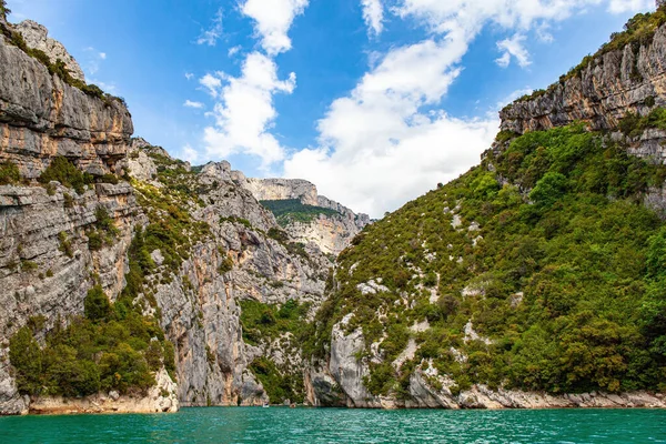 Beautiful French Alps Most Beautiful Picturesque Canyon Europe Verdon Travel —  Fotos de Stock