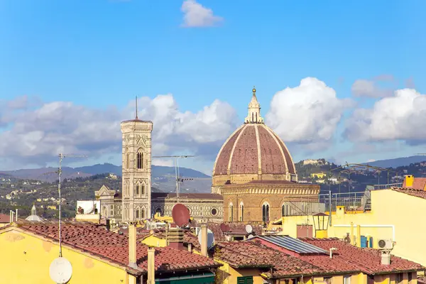 Dome Cathedral Santa Maria Del Fiore Cathedral Florence Roofs Great — Stockfoto