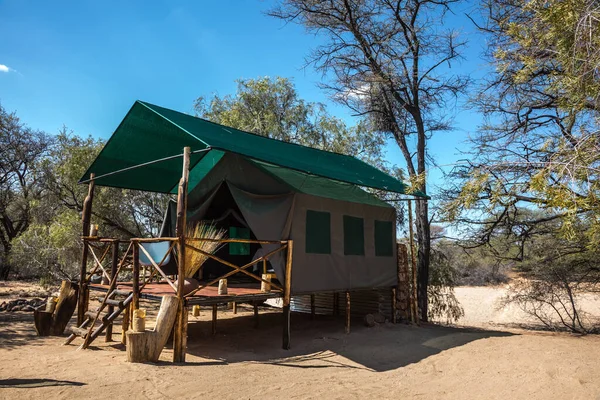 Vacaciones Namibia Hotel Para Turistas Una Carpa Cerca Montaña Spitzkoppe —  Fotos de Stock