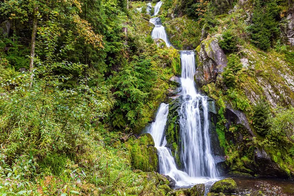 Reis Naar Wereld Van Het Water Prachtige Hoge Waterval Triberg — Stockfoto