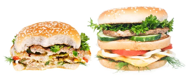 Cheeseburger Stockbild