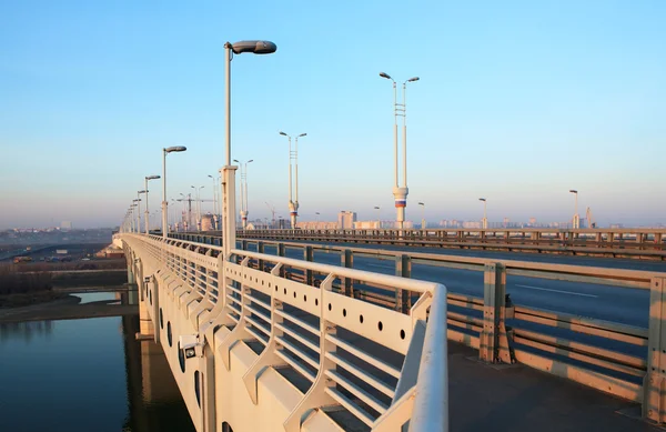 Ponte intitolato al sessantesimo anniversario della Vittoria . — Foto Stock