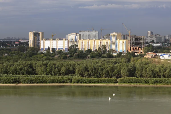 Комплекс "АВАНГРАД" - современный жилой комплекс в Оме — стоковое фото