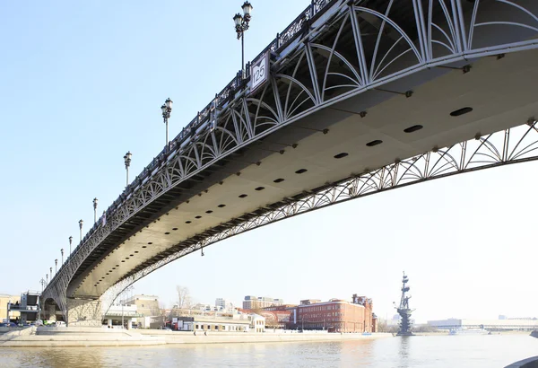 Patriarchale brug over de rivier de Moskou. — Stockfoto