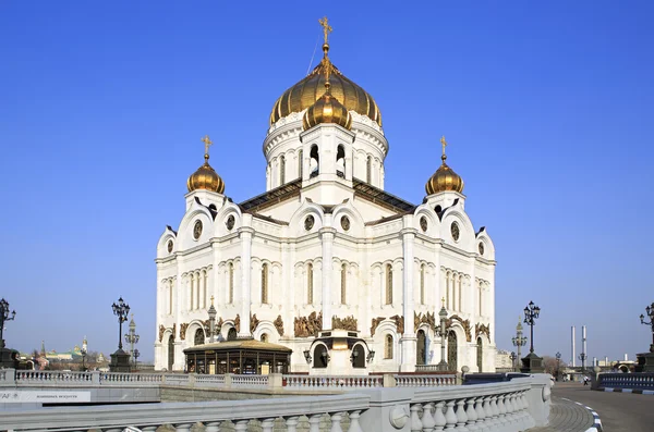 Cathedral of Christ the Savior in Moscow. — Stock Photo, Image