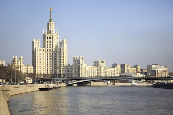 Kotelnicheskaya Embankment Building. Moscow. Russia. — Stock Photo, Image
