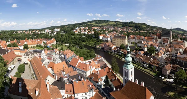 Centro storico della città di Krumlov . — Foto Stock