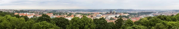 Panorama of the city of Prague (aerial). — Stock Photo, Image