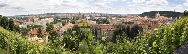 Panorama of historical center of Prague (aerial). — Stock Photo, Image