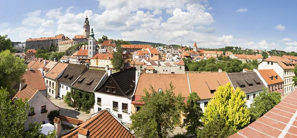 Historic city center of Krumlov. — Stock Photo, Image