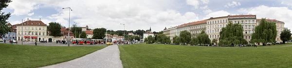 Panorama van het historische centrum van Praag. — Stockfoto