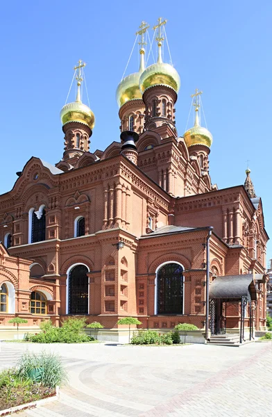 Chernigovsky Skit (part of the Holy Trinity Sergius Lavra) in S — Stock Photo, Image