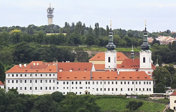 Bazilika Nanebevzetí Panna Maria (pohled z věže ze Sain — Stock fotografie