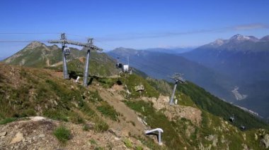 gondol lift gözlem güverte krasnaya polyana 