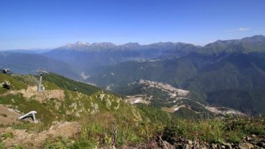 gondol lift gözlem güverte krasnaya polyana 