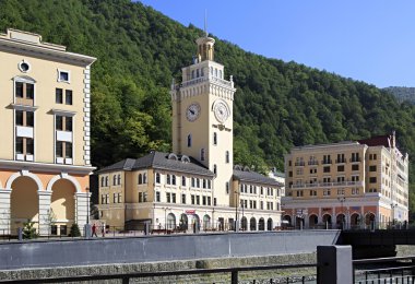 rosa khutor Alp beldesi Belediye Binası. Krasnaya polyana.