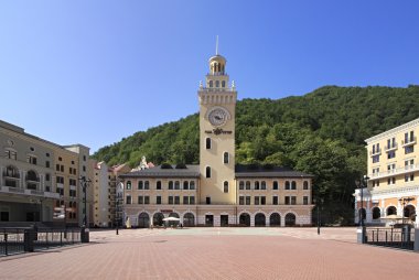 rosa khutor Alp beldesi Belediye Binası. Krasnaya polyana.