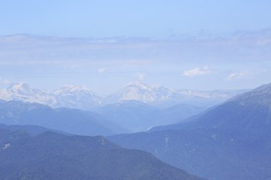 krasnaya polyana Kafkasya dağlarında.