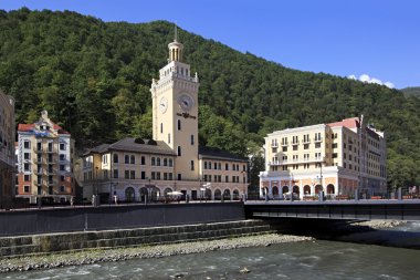 rosa khutor Alp beldesi Belediye Binası. Krasnaya polyana.