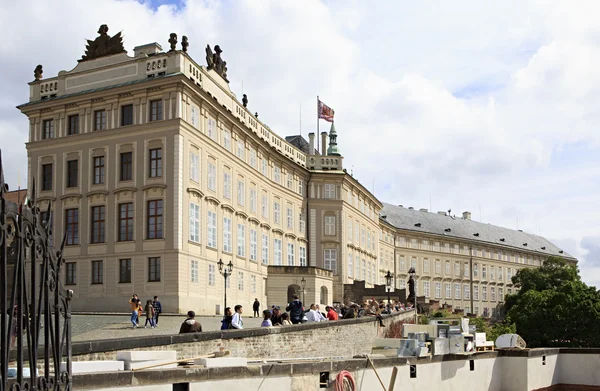 Nový královský palác na Pražském hradě. palác prezidenta České republiky — Stock fotografie