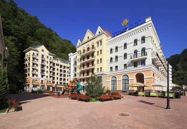 rosa khutor alpine resort yeni otelleri. Krasnaya polyana.