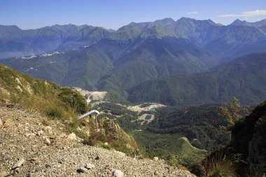 yamaçlarda kar varlığını denetlemek için özellikleri. Krasnaya
