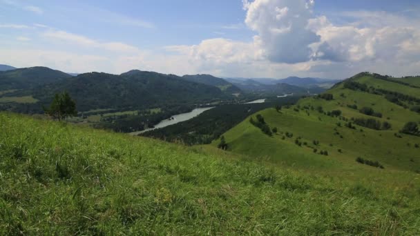 Belle montagne Altaï du Mont Doigt sanglant. Russie .