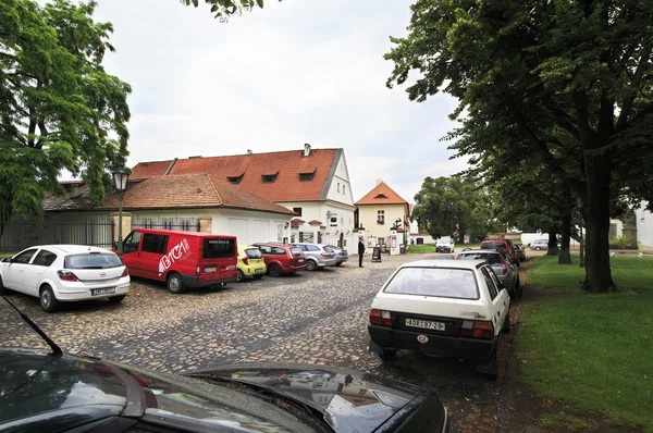 Kloster bryggeri. Strahov kloster i Prag. — Stockfoto