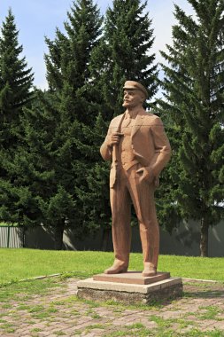 lenin anıt resort belokuriha içinde. Altay. Rusya.