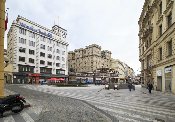 Architektura v historickém centru Prahy. — Stock fotografie