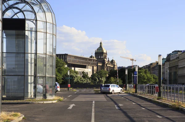 Architektury w zabytkowym centrum Pragi. — Zdjęcie stockowe