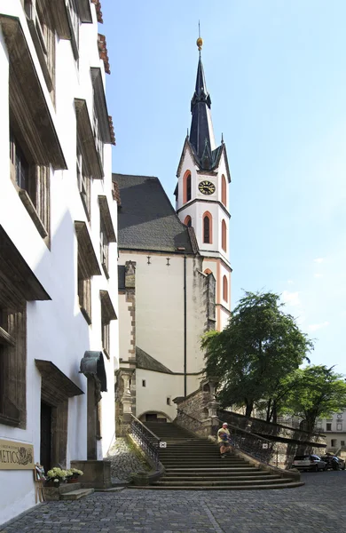 Katolický kostel sv. Víta (Český Krumlov) — Stock fotografie