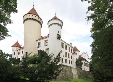 Çek Cumhuriyeti eski konopiste Kalesi.