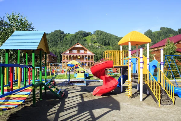 Playground in the Tourist complex "Three bears". — Stock Photo, Image