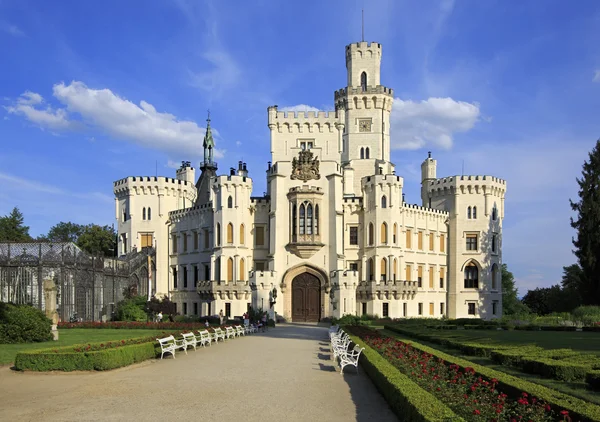 Magnifique château de Hluboka en République tchèque . — Photo