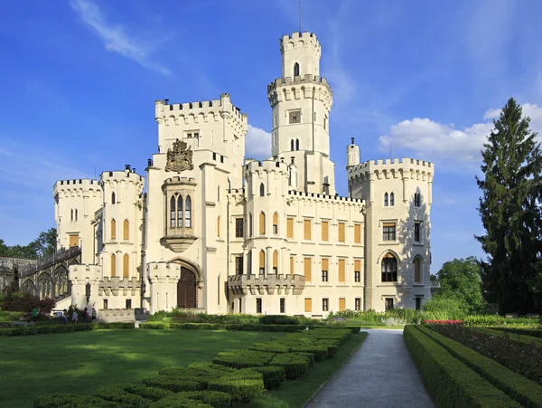 Magnifique château de Hluboka en République tchèque . — Photo